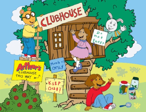 CRA-Z-ART Arthurs Clubhouse and Friends Puzzle Perspective: front