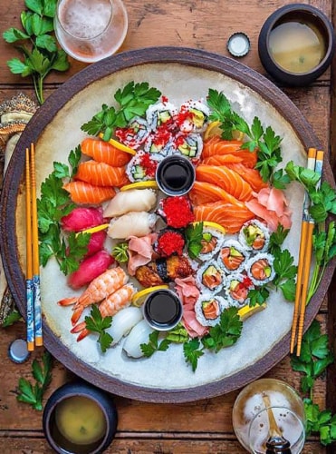 CRA-Z-ART Dennis the Prescott So Good Sushi Puzzle Perspective: front