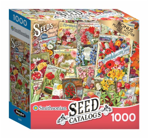 RoseArt® Smithsonian Seed Catalogs Puzzle Perspective: front