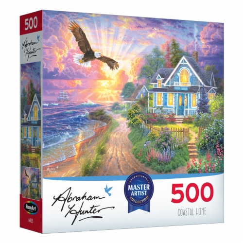 Abraham Hunter™ Coastal Home Jigsaw Puzzle Perspective: front