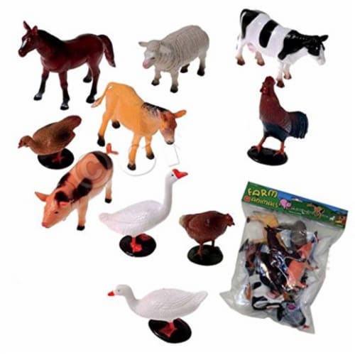 Farm Animals (10) Figure Set