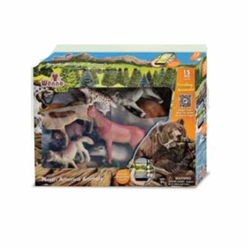 Wenno North America Animals 10 Piece Figure Set 1 Unit Kroger