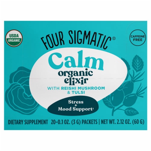 Four Sigmatic Chill Mushroom Elixir Mix with Reishi Perspective: front