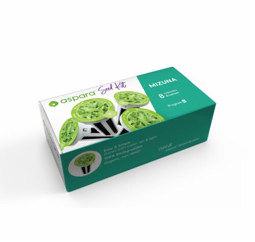 aspara Mizuna Seed Capsules Perspective: front