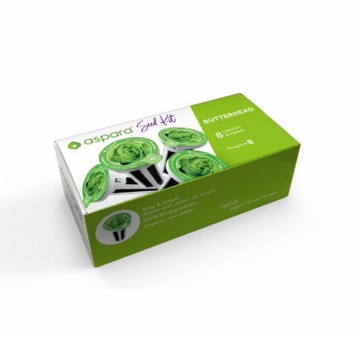 aspara Butterhead Lettuce Seed Capsules Perspective: front