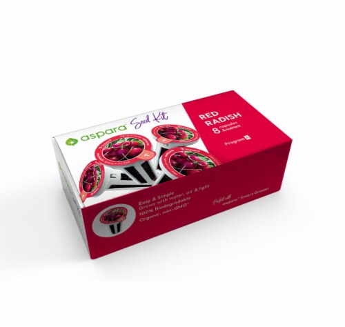 aspara Red Radish Seed Capsules Perspective: front