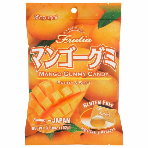 Kasugai Gummy Mango Candy Perspective: front