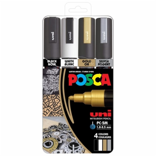 Posca Uni Water Based Mitsubishi Pens - Assorted Perspective: front