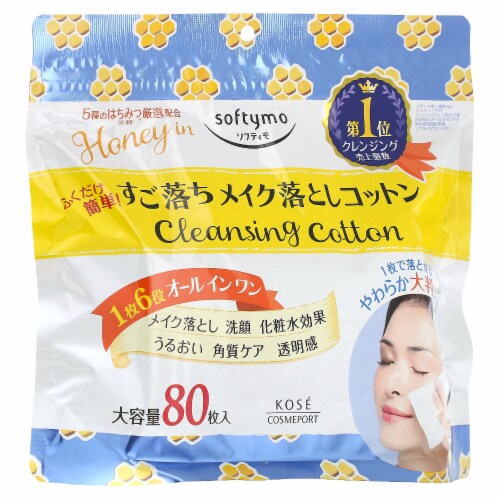 Softymo Cleansing Cotton - 80 Sheets, 80 Count - Kroger