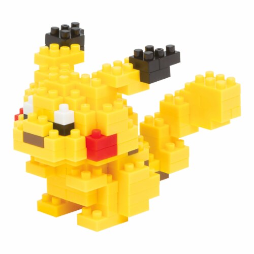 Nanoblock Pokemon Pikachu Building Set Perspective: front