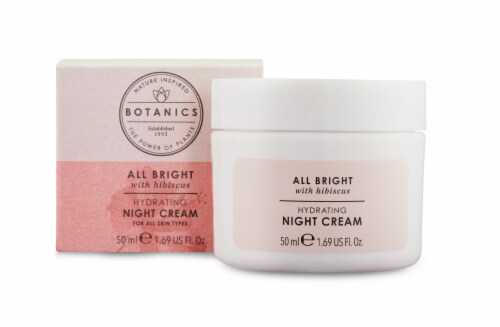 Botanics All Bright Hydrating Night Cream Perspective: front