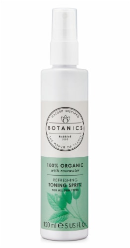 Botanics Organic Rosewater Refreshing Toning Spritz Perspective: front
