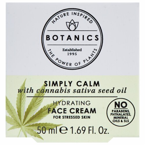 Botanics Simply Calm Hydrating Face Cream Perspective: front