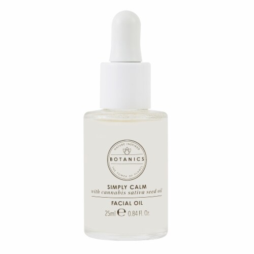 Botanics Simply Calm Facial Oil Perspective: front