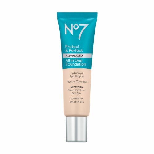 No7 Protect & Perfect Warm Beige All in One Foundation Perspective: front