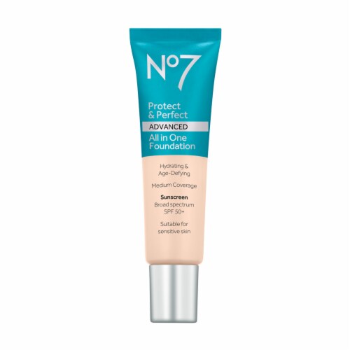 No7 Protect & Perfect  Advanced Wheat All in One Foundation Perspective: front