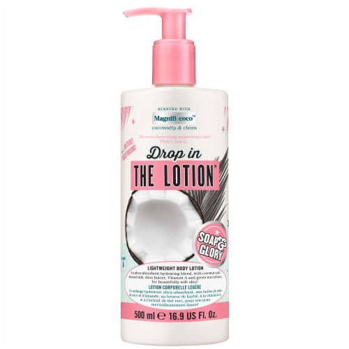 Soap & Glory™ Magnifi-Coco™ Drop in The Lotion™ Lightweight Body Lotion Perspective: front
