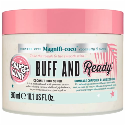 Soap & Glory™ Magnifi-Coco™ Buff and Ready™ Coconut Body Scrub Perspective: front