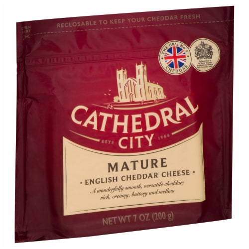 Cathedral City™ Mature English Cheddar Cheese Perspective: front