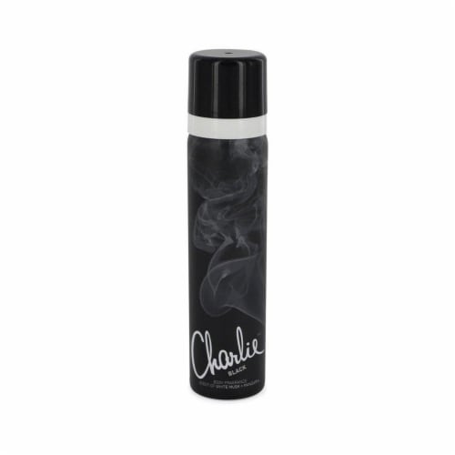 Charlie Black Body Fragrance Spray By Revlon - 2.5 oz