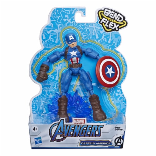 Hasbro Marvel Avengers Bend and Flex Captain America Action Figure