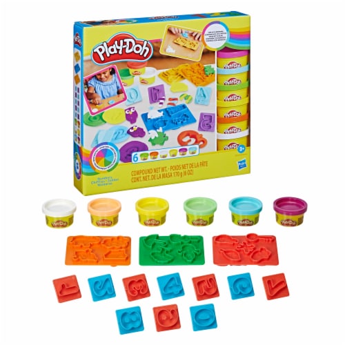 Play-Doh Fundamentals Numbers Modeling Compound Playset, 19 pc