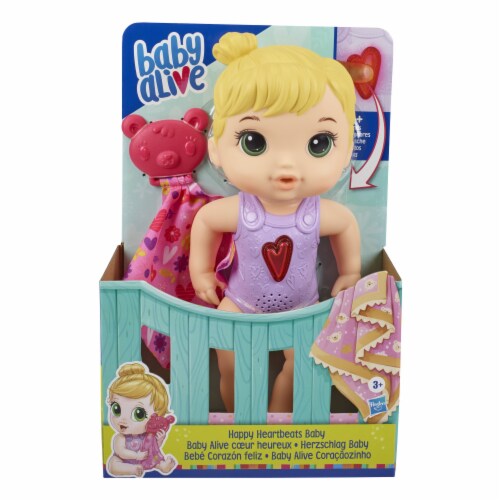 Hasbro Baby Alive Happy Heartbeats Baby Doll 1 Ct Pick N Save