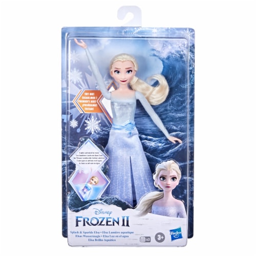 Disney Frozen 2 Splash & Sparkle Elsa Doll Perspective: front
