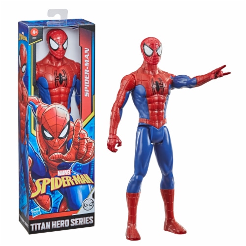 Marvel Titan Hero Series Spider-Man Action Figure, 12 in - Food Drug