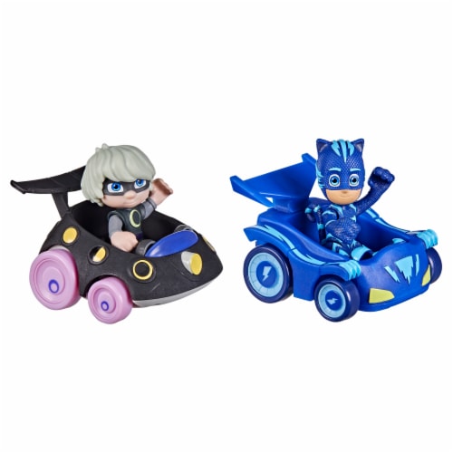 Hasbro PJ Masks Heroes vs. Villains Catboy vs. Luna Girl Battle Racers Perspective: front