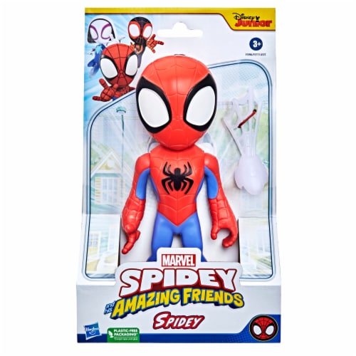 Hasbro Marvel Spidey and His Amazing Friends Supersized Spidey Action Figure Perspective: front