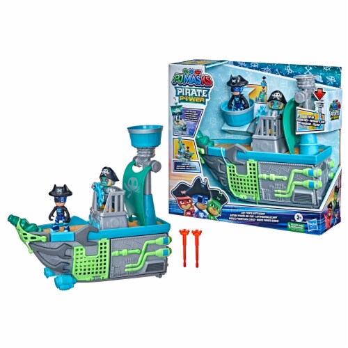 PJ Masks Pirate Power Sky Pirate Battleship Playset Perspective: front