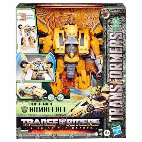Hasbro Transformers: Rise of the Beasts Beast-Mode Bumblebee Action Figure Perspective: front