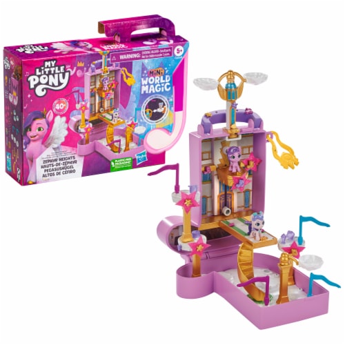 Hasbro My Little Pony Mini World Magic Compact Creation Zephyr Heights Perspective: front