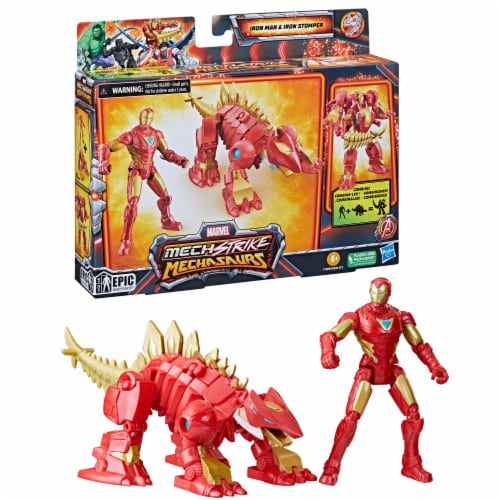 Marvel Mech Strike Mechasaurs Iron Man Perspective: front