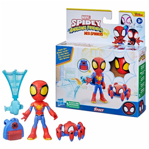 Marvel Spidey and His Amazing Friends Web Spinners Toy Perspective: front