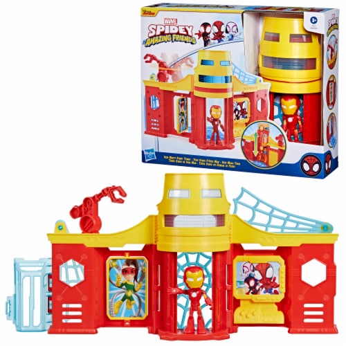 Marvel Spidey and His Amazing Friends Stark Tower Playset Perspective: front