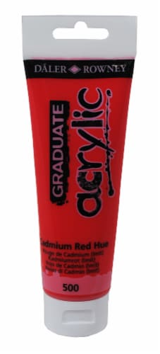 Daler-Rowney Graduate Acrylic Cadmium Red Hue Perspective: front
