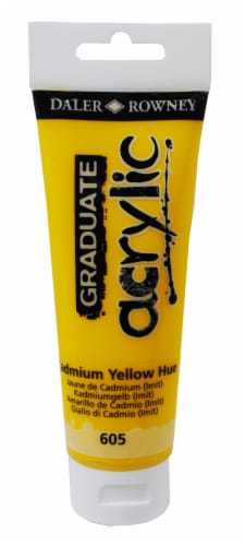 Daler-Rowney Graduate Acrylic Cadmium Yellow Hue Perspective: front