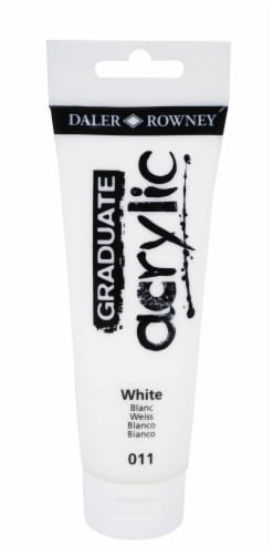 Daler-Rowney Graduate Acrylic - White Perspective: front
