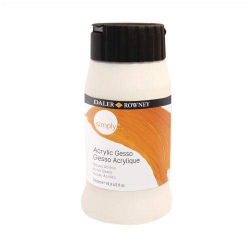 Daler Rowney Simply Acrylic Gesso, 16.9 fl oz - Fred Meyer