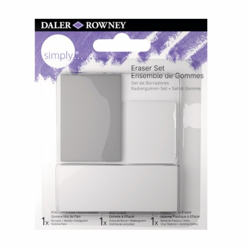Daler-Rowney Simply Eraser Set Perspective: front