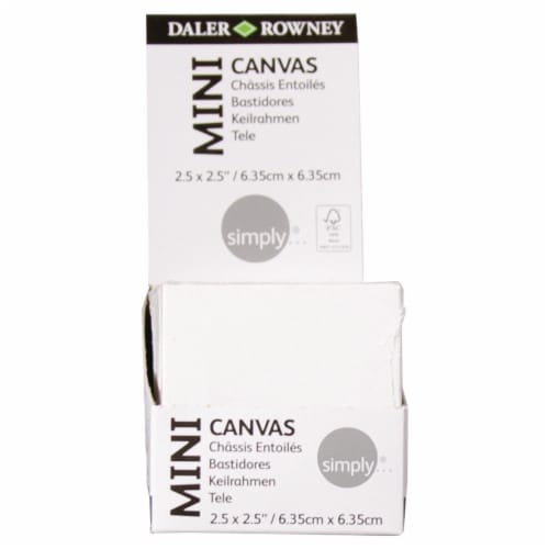 Daler-Rowney Simply Mini Canvas - White Perspective: front