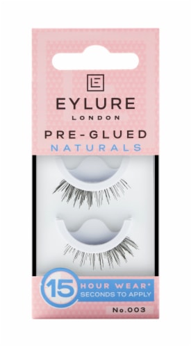 Eylure London No. 003 Pre-Glued Naturals Fake Eyelashes Perspective: front