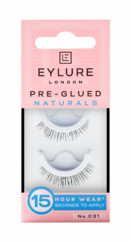 Eylure Pre-Glued Naturals 031 False Eyelashes Perspective: front