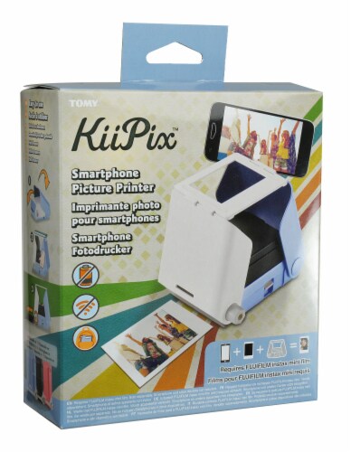 TOMY KiiPix Smartphone Picture Printer - Blue, 1 ct - Kroger