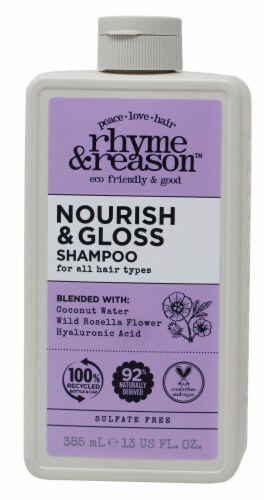 Rhyme & Reason Nourish & Gloss Shampoo Perspective: front