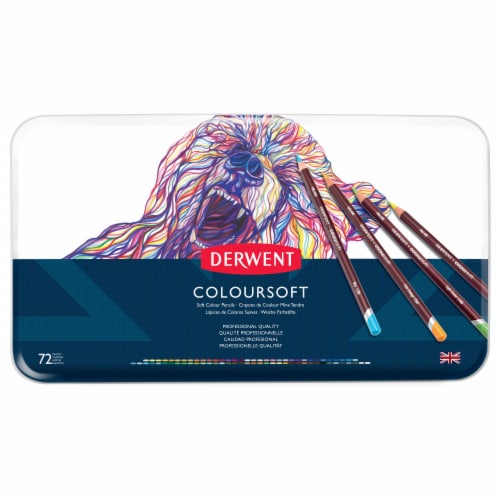 Derwent Coloursoft Professional Quality Pencil Set Perspective: front