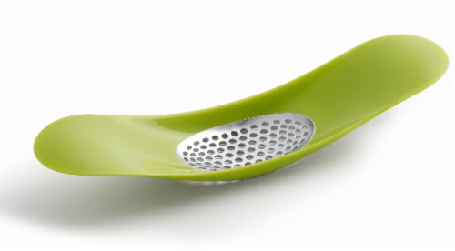 Joseph Joseph Rocker Garlic Crusher - Green Perspective: front