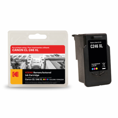 KODAK Compatible Ink Cartridge Replacement for CL-246XL Color Perspective: front